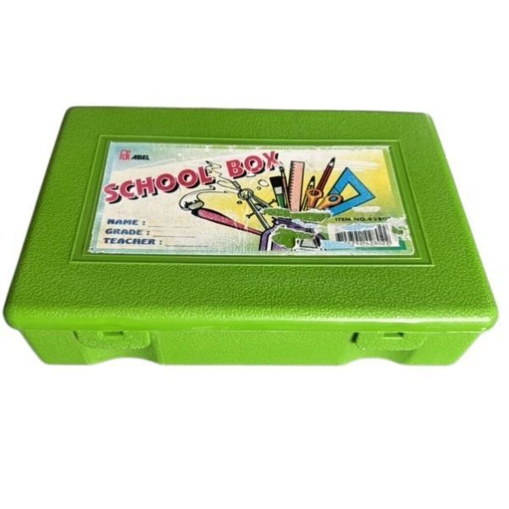 Abel Vintage Plastic School Supply Box